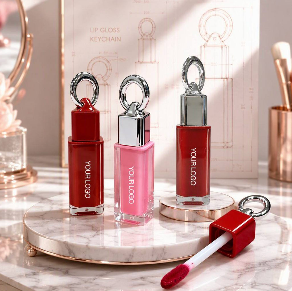 Long-Lasting Shimmer Glitter Lip Oil, Moisturizing High-Pigment Lip Makeup