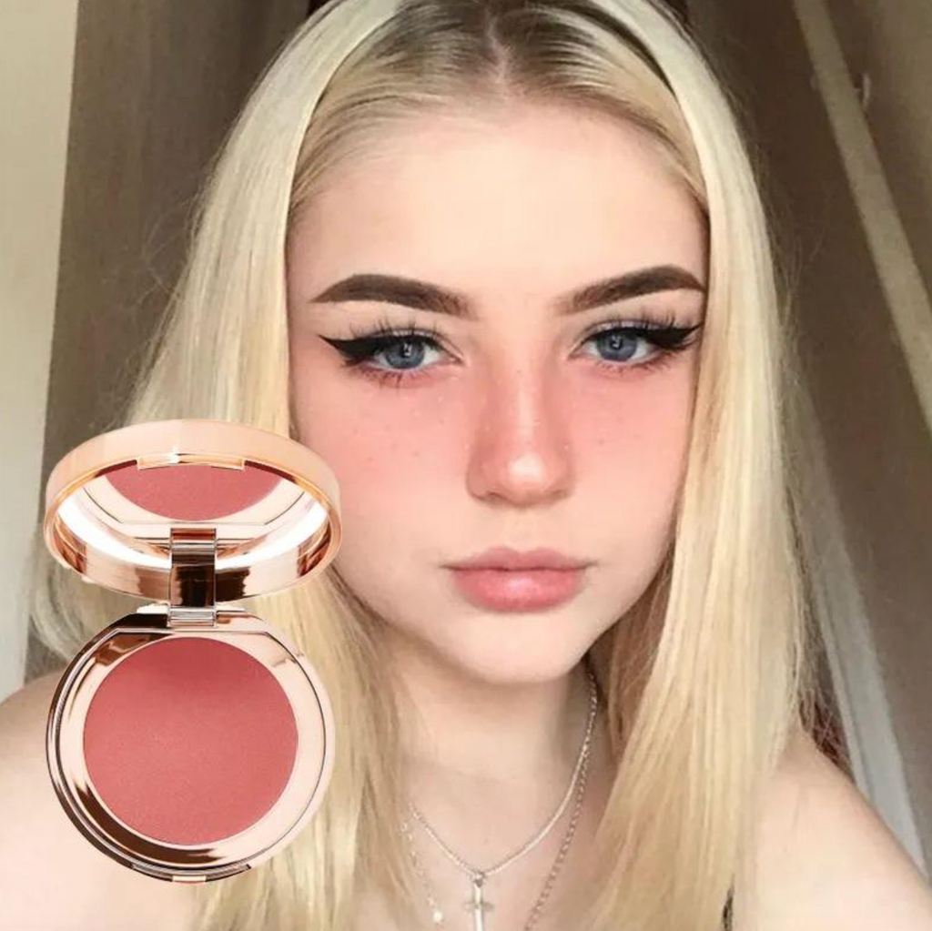 Long-Lasting Matte & Shimmer Waterproof Face Powder