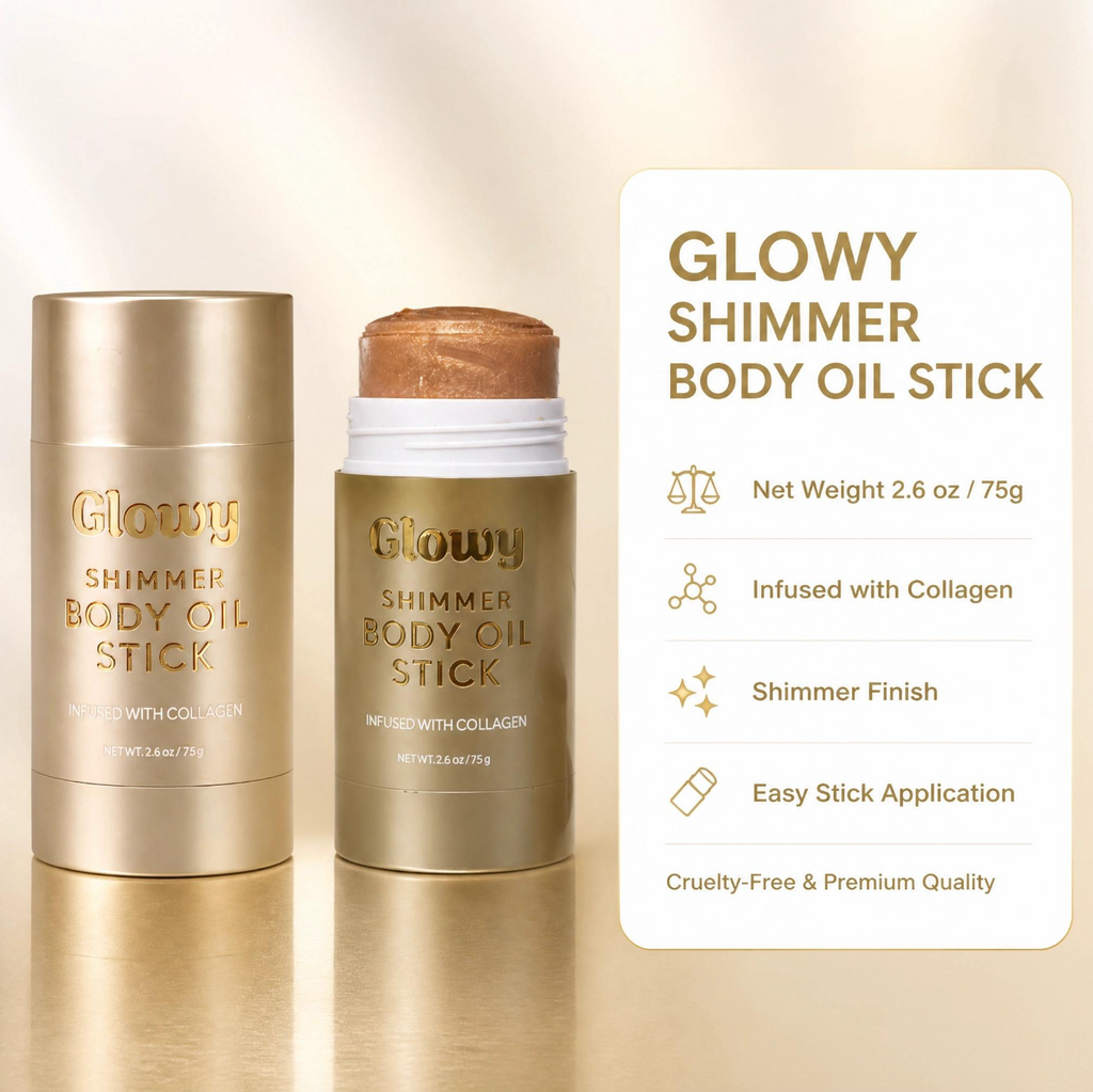 Glowy Shimmer Body Oil Stick 75g